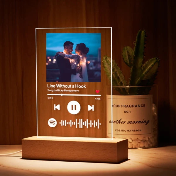 Personalized Spotify Picture Frame Spotify Song Code Brazil