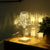 Modern Crystal Diamond Lamp LED Acrylic Charging Projection Atmosphere Bed Lamp