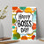 Happy Boss's Day Card Boss Appreciation Card Bosses Day Card For Him - Myphotomugs