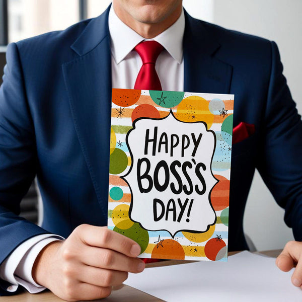 Happy Boss's Day Card Boss Appreciation Card Bosses Day Card For Him - Myphotomugs