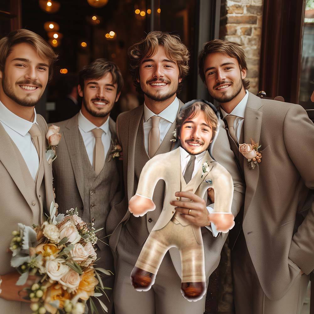 Personalized Groom Blow Up Dolls Inflatable Doll for Funny Wedding Gifts - Myphotomugs