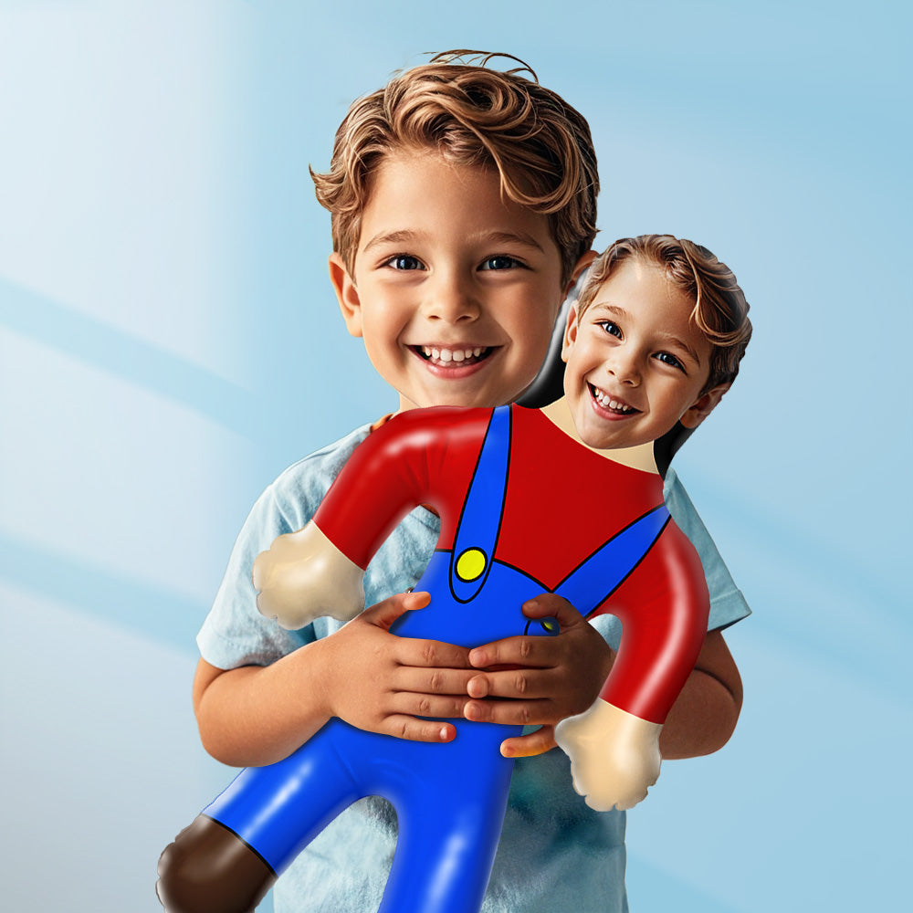 Custom Inflatable Minime Balloon With Face Personalized Blow Up Dolls for Super Him/Kids - Myphotomugs