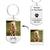 Custom Pet Keychain Personalized Pet Photo Keychain Pet Memorial Gift - Myphotomugs