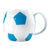 Football Shape Ceramic Coffee Mug with Handle Heat-resistant Soccer Ball Mugs - Myphotomugs