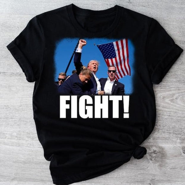 Trump Shot T Shirt, Trump 2024 T- Shirt, Maga, Make America Great Again, Pray For Trump, Trump 2024 Vote, - Myphotomugs