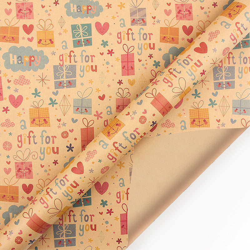 Gift Wrap Happy Birthday 2# Large Size - Myphotomugs